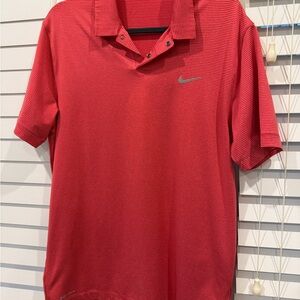 Nike Tiger Woods Men's Vibrant Red Polo Shirt (M)
